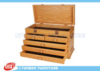 La boîte de présentation en bois adaptée aux besoins du client de partie supérieure du comptoir de forces de défense principale de magasin pour des produits présentent